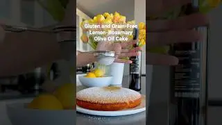 Lemon-Rosemary Olive Cake Gluten and Grain Free!