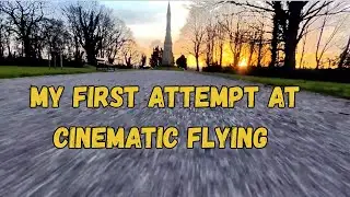 First attempt at cinematic flying with a FPV Whoop drone