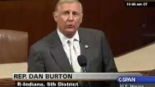 Congressman Burton's Speech Against the Stimulus Plan