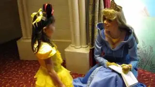Annika meeting Princess Aurora