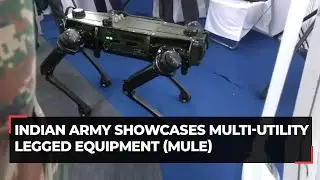 Indian Army showcases Multi-utility legged equipment at North Tech Symposium 2023 in Jammu