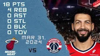 Anthony Gill player Full Highlights vs HEAT NBA Regular season game 31-03-2024