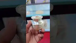 Pure silver Lota for pooja and everyday use #silver #puresilver # #explore #indian #hallmarkeb