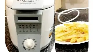 How to Make French Fries in Mini Deep Fryer|Orbit Mini Deep Fryer DF-1500| French fries maker