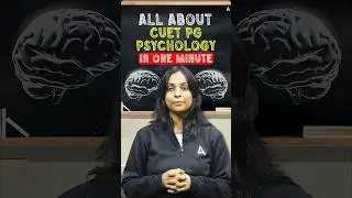 All About CUET PG Psychology in Just 1 Minute! 🧠✨ #cuetpg2026 #cuetpg2026preparation