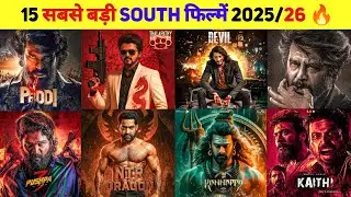 15 Upcoming Biggest SOUTH Pan Indian Movies 2025-2026 Hindi | Upcoming South Indian Movies List