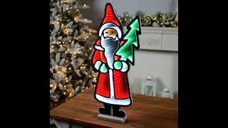 Santa Claus Christmas LED Infinity Light