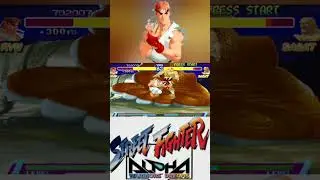 Continue Ryu Vs Sagat Round 1 Game Play Street Fighter Alpha #ryu #streetfighter #alpha #sfa #sagat