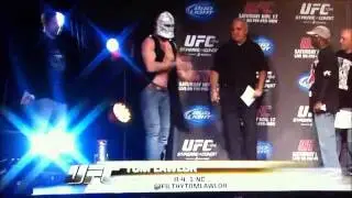 Tom Lawlor as 'The Shockmaster' @ UFC154 weigh-ins