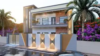 3D Elevation of House | House Elevation Design | Modern House Design | Walkthrough |Infra Design Hub