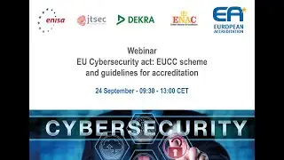 Webinar EU Cybersecurity act: EUCC scheme and guidelines for accreditation