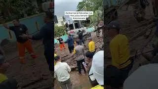 DETIK-DETIK EVAKUASI KORBAN BANJIR BANDANG DI KELURAHAN RUA