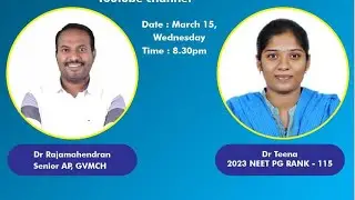 How UG period learning makes a big impact in Ranking of NEET PG .. Interview with Dr Teena Rank  115