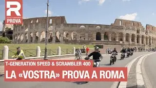 Triumph Scrambler 400 e Speed 400 una prova in giro per Roma con la T - Generation.