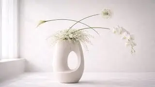 Minimalist Floral Arrangement Screensaver 