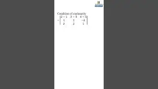 Coplanar Lines | Condition of coplanarity given then find value of unknown 'k' #jeemaths #coplanar