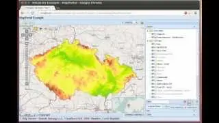HSLayers mapping framework - layer switcher