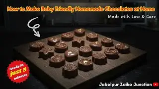 Homemade Chocolates Recipe | Ready in Just 5 Minutes | No Preservatives | Healthy Baby Treats |VN-71