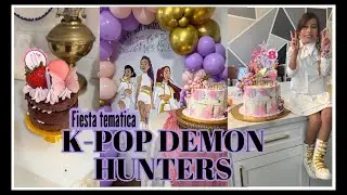 FIESTA DE CUMPLEA&Ntilde;OS TEMATICA K-POP DEMON HUNTER |