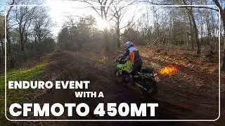 Riding OTR STAPHORST Enduro EVENT on a CFMOTO 450MT