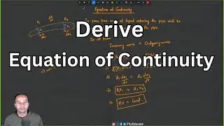Equation of Continuity Derivation
