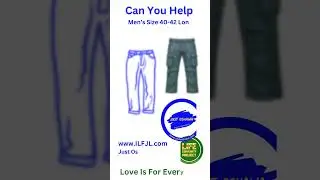 Jeans Cargo Men's Size 40 42 Long