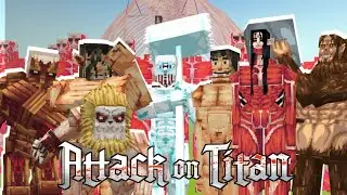 New Attack On Titan Addon minecraft || Block Titans Addon MCPE 1.21.70