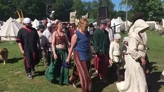 Mps Rastede Mittelalterfest 2017.Aufmarsch der Herrenlager