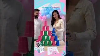 New Interesting Idea for Gender Reveal ❤️💙🎉 #announcement #babyshower