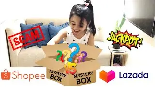 LAZADA vs SHOPEE MYSTERY BOX | JACKPOT! | (Kids Edition)