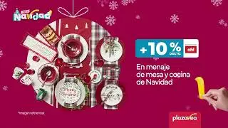 &iexcl;Menaje NAVIDE&Ntilde;O 🍽️🎄 con precios BAJOJOJ🎅S! Cons&iacute;guelo en plazaVea o plazaVea.com.pe 📲