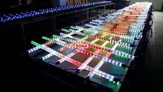 Pixel 3D Effect LED Tubes with ArtNET/DXM 512 Controller bar stage lighting