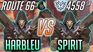 Overwatch - HARBLEU VS SPIRIT - REAPER SHOWDOWN Route 66 4558 SR