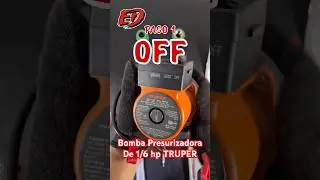 ✅FUNCIONES DE LA BOMBA PRESURIZADORA TEUPER DE 1/6hp #plomeria #plomero