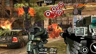 SniperStrike: Special Ops Robot clan event - Machine gun mode gameplay