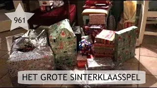 VLOG 961 | HET GROTE SINTERKLAASSPEL | Sophie Hol | (2017)