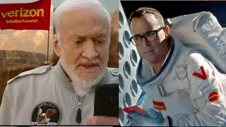 Verizon Super Bowl Commercial 2025 Buzz Aldrin, Paul Marcarelli Dead Zones With Satellite Ad Review