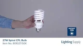 TCP 27W Spiral CFL Bulb (801027/50K)