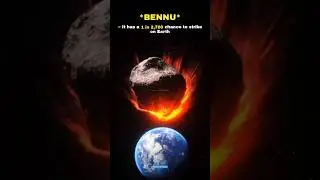 If Asteroid Bennu Hits the Earth 😱😶&zwj;🌫️ #shorts #asteroid #earth #scienceofinfinity