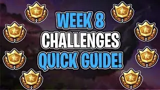 Fortnite Week 8 Season 7 Battlepass Challenges QUICK Guide! - All Challenges
