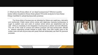 Public Sector Ethics