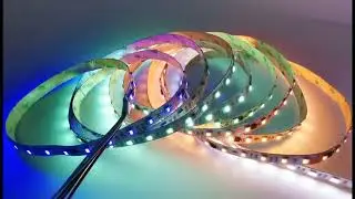 24V 5050RGBWW 5 in 1 Magic Color LED Soft Light Strip Addressable LED Strip Light RGBCCT