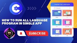 How to run all language program in single app | Compiler app me all language program kaise banaye |