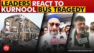 Leaders from around the country express sorrow at the Kurnool bus accident