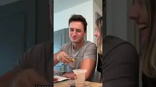 my British husband tries weird American food convo #shorts