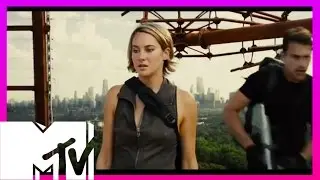 Allegiant Wall Repel Scene - BEHIND THE SCENES With Cast | MTV Movies