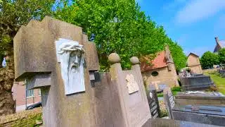 A pretty little cemetery in Lo Reninge Belgium