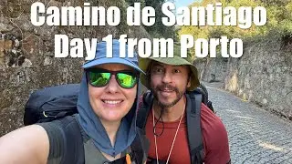 Day 1 of the Camino de Santiago from Porto (Central Route) 26 km. Portugal Day 15 of 84