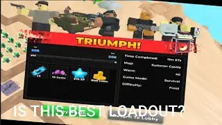 [tower defense simulator] solo frost mode coin grind video!