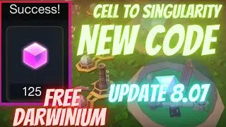 Cell to Singularity 💎💎 Codes for 125 Darwinium Update 8.07